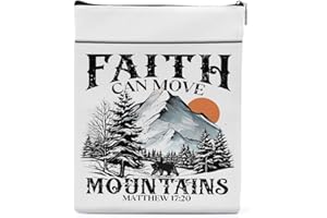 QINGTAI Christian Gifts Book Sleeve Faith Based Gifts Book Cover Book Lovers Gifts Book Club Gifts Bookish Gifts Book Protector Religious Book Gifts for Readers Women Mom Halloween Graduation Birthday Gifts
