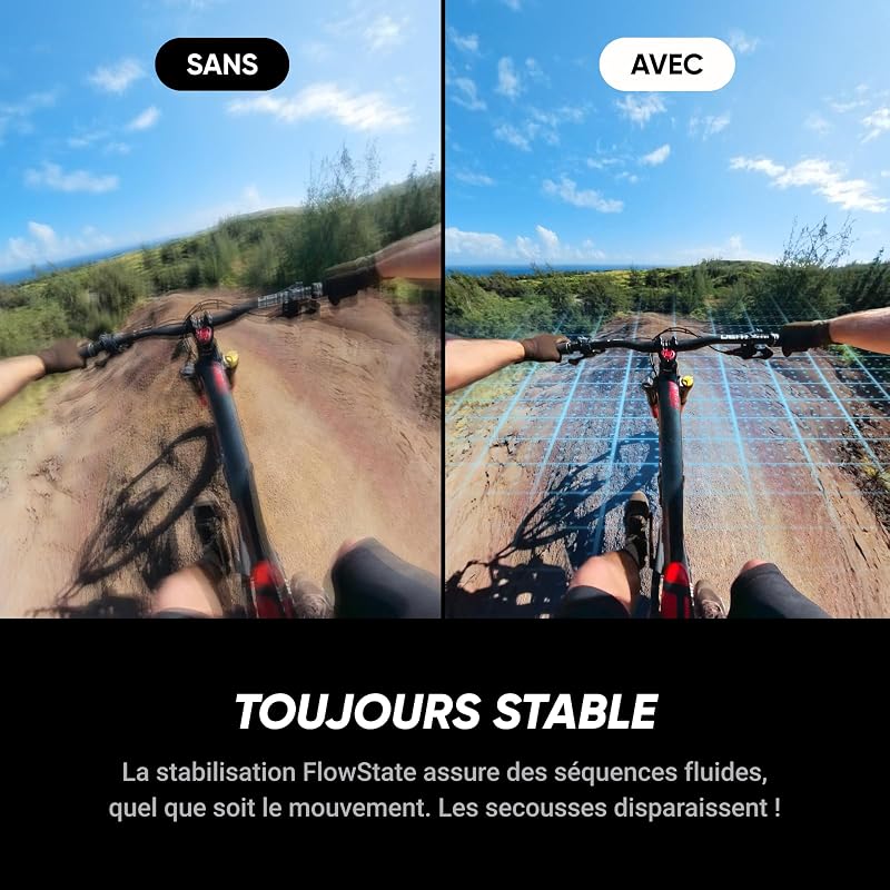 X5 Pack Standard - Caméra 360 8K, Perche à Selfie Invisible, qualité Premium Jour et Nuit, objectifs Robustes & remplaçables, Appareil Photo vidéo étanche, dashcam, pour vlog, Moto