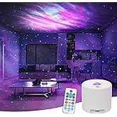 SUNFUCAN Galaxy Projector, Star Projector with Timer and Remote Control, Adjustable Color, Brightness, and Movement Speed, for Adults, Bedrooms, and Living Rooms Night Light Projector.