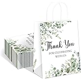 QIELSER 30 pcs Welcome Bags for Wedding Guests Bulk Thank You for Celebrating with Us Gift Bags with Handles for Wedding Birthday Party Baby Shower Favors Supplies