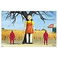 Trends International Netflix Squid Game - Doll Wall Poster, 22.375" x 34", White Framed Version
