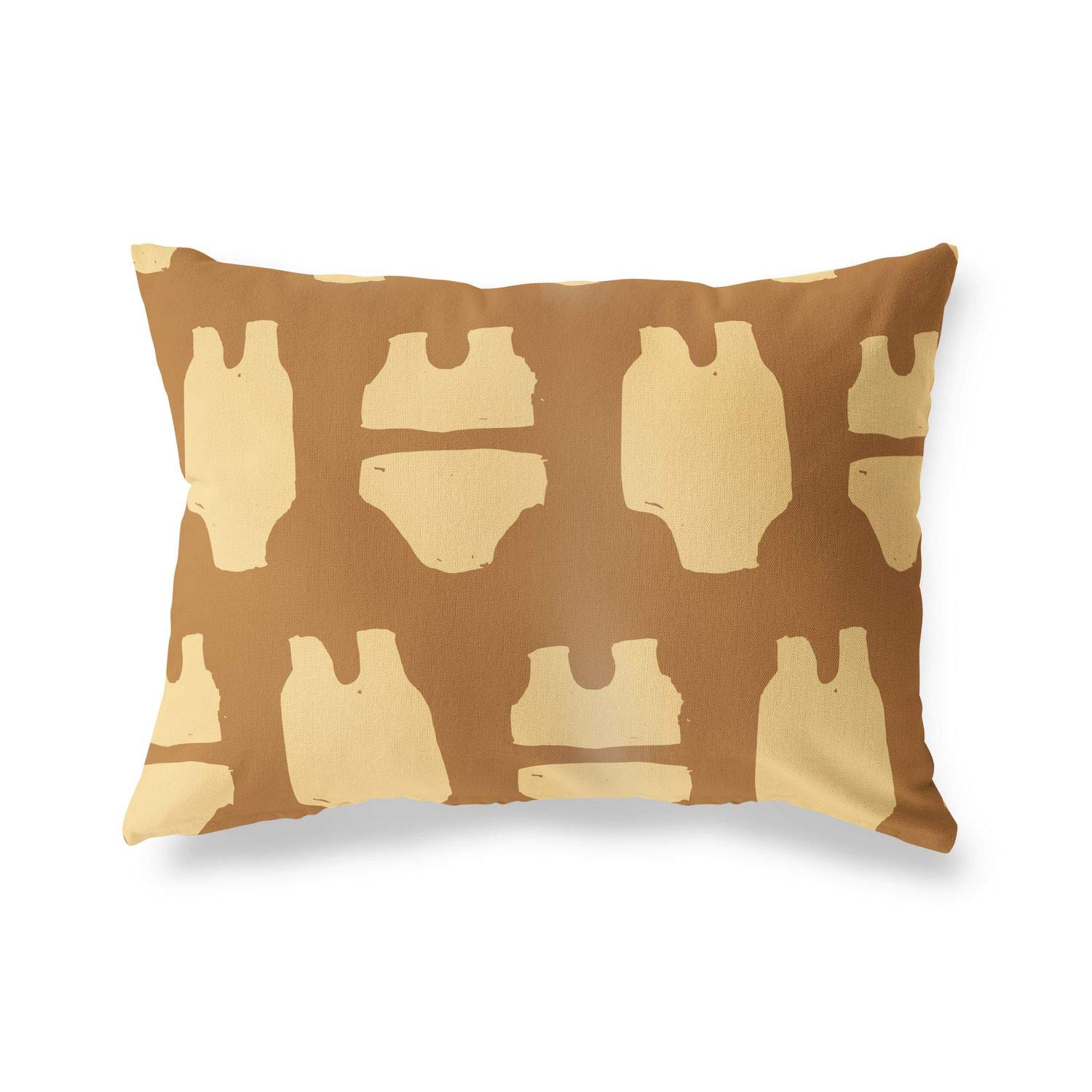 Bonamaison Decorative Cushion Cover Brown Tones, Throw Pillow Covers, Home Decorative Pillowcases for Livingroom, Sofa, Bedroom, Size:35x50 Cm - Designed and Manufactured in Turkey