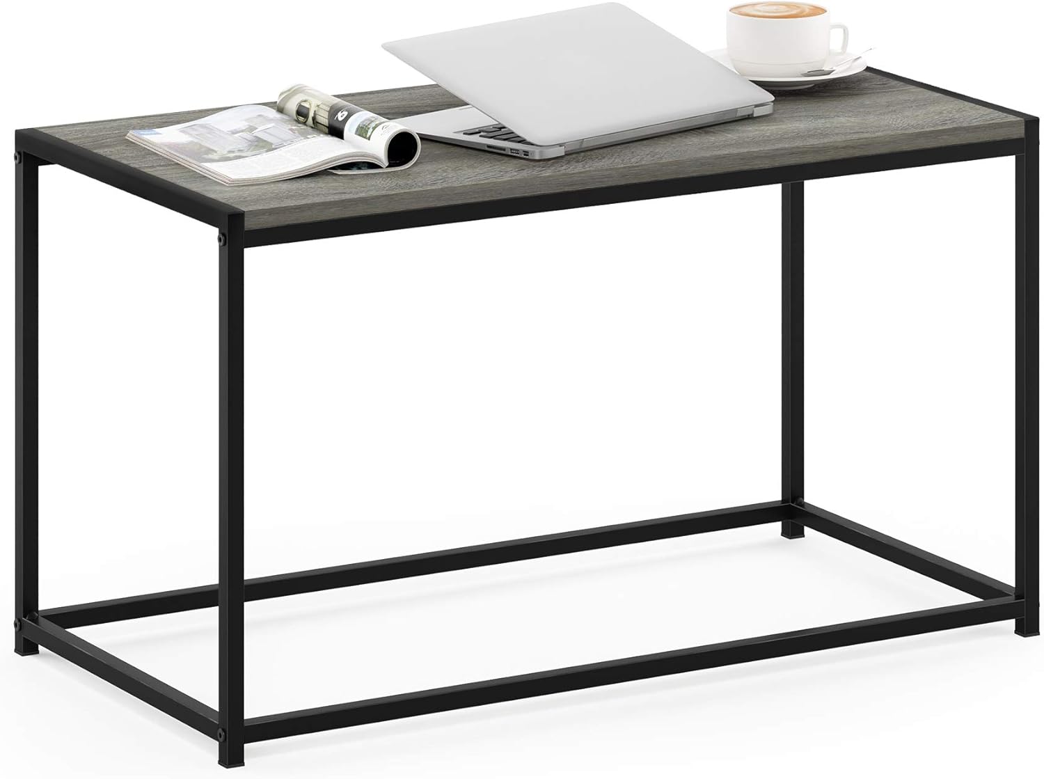 FURINNO Camnus Modern Living Coffee Table, French Oak Grey: Kitchen & Dining