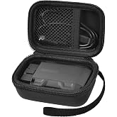 Boobowl Scanner Case for TOPDON TopScan OBD2/ XTOOL Scanner Diagnostic Tool | Mesh Pocket for USB Cables, Compact Size and Wrist Strap for Car Storage, Garage Organization, Road Trips and Travel - Black