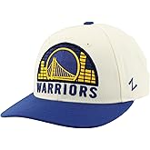ZHATS NBA Unisex-Adult NBA Officially Licensed Adjustable Snapback Hat Contender Ivory