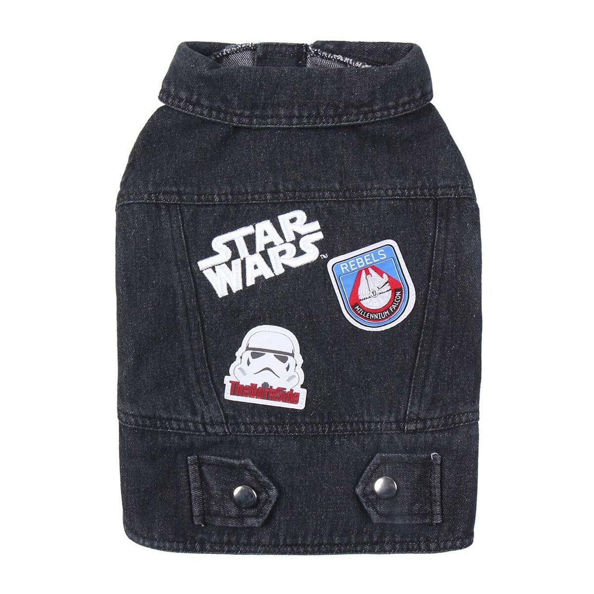 CERDÁ LIFEs LITTLE MOMENTS - For Fan Pets | Star Wars Denim Jacket - Officially Licensed by Star Wars®