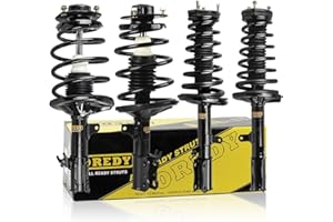 OREDY Front & Rear Struts Coil Spring Compatible with 4 Cylinder Engine 1997-2001 Toyota Camry 1999-2003 Solara 171679 171678 171681 171680