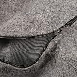 Anemoner Bean Bag Sofa Cover 100x120CM Grey for Kids & Adults view 2