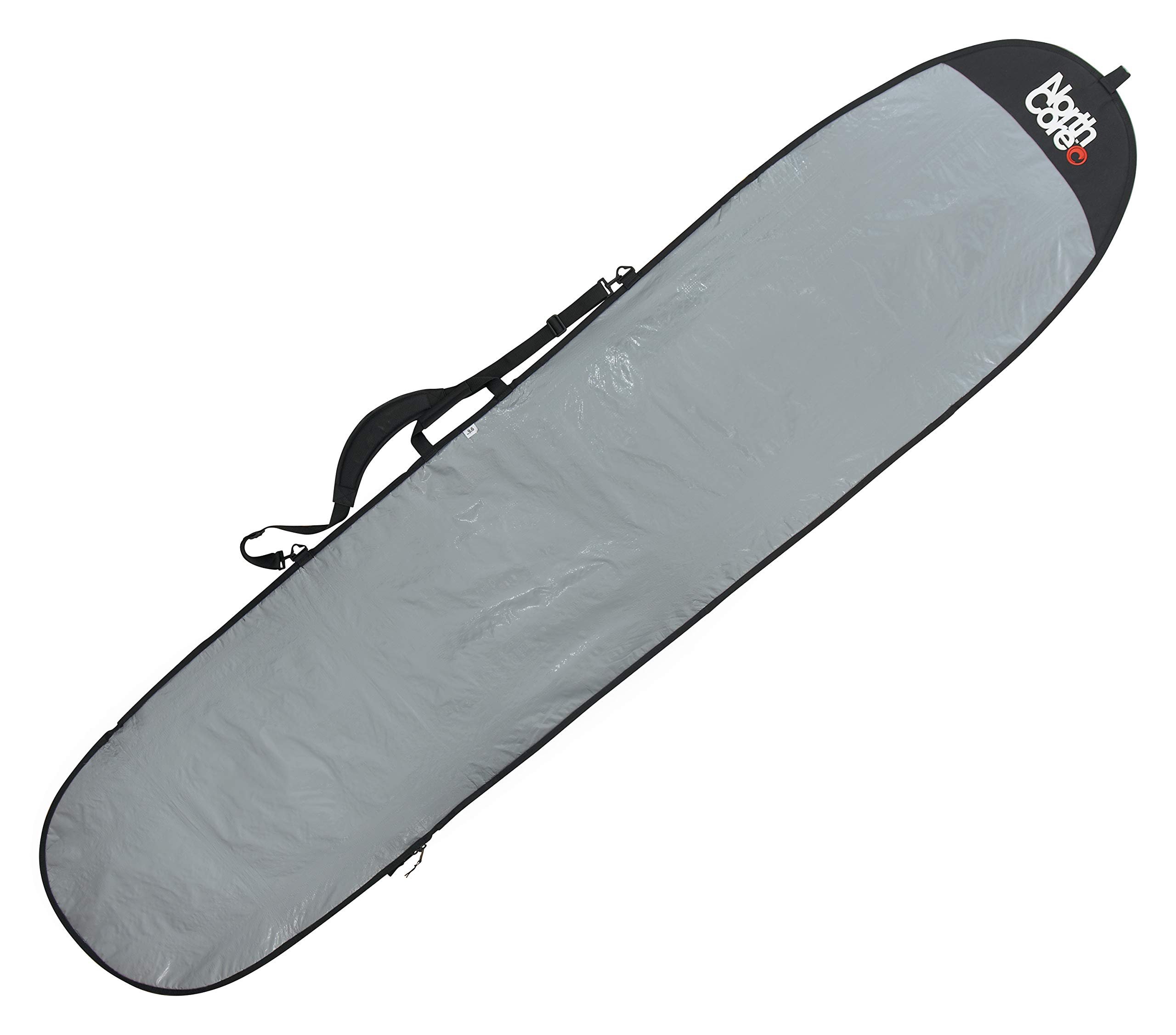 Northcore Surfing and Watersports Accessories - Addiction Longboard Bag 9'6 - SILVER - Waterproof Sprayproof