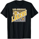 LOS ANGELES LAKERS NBA Los Angeles Lakers Rise Above Black Crew Neck T-Shirt