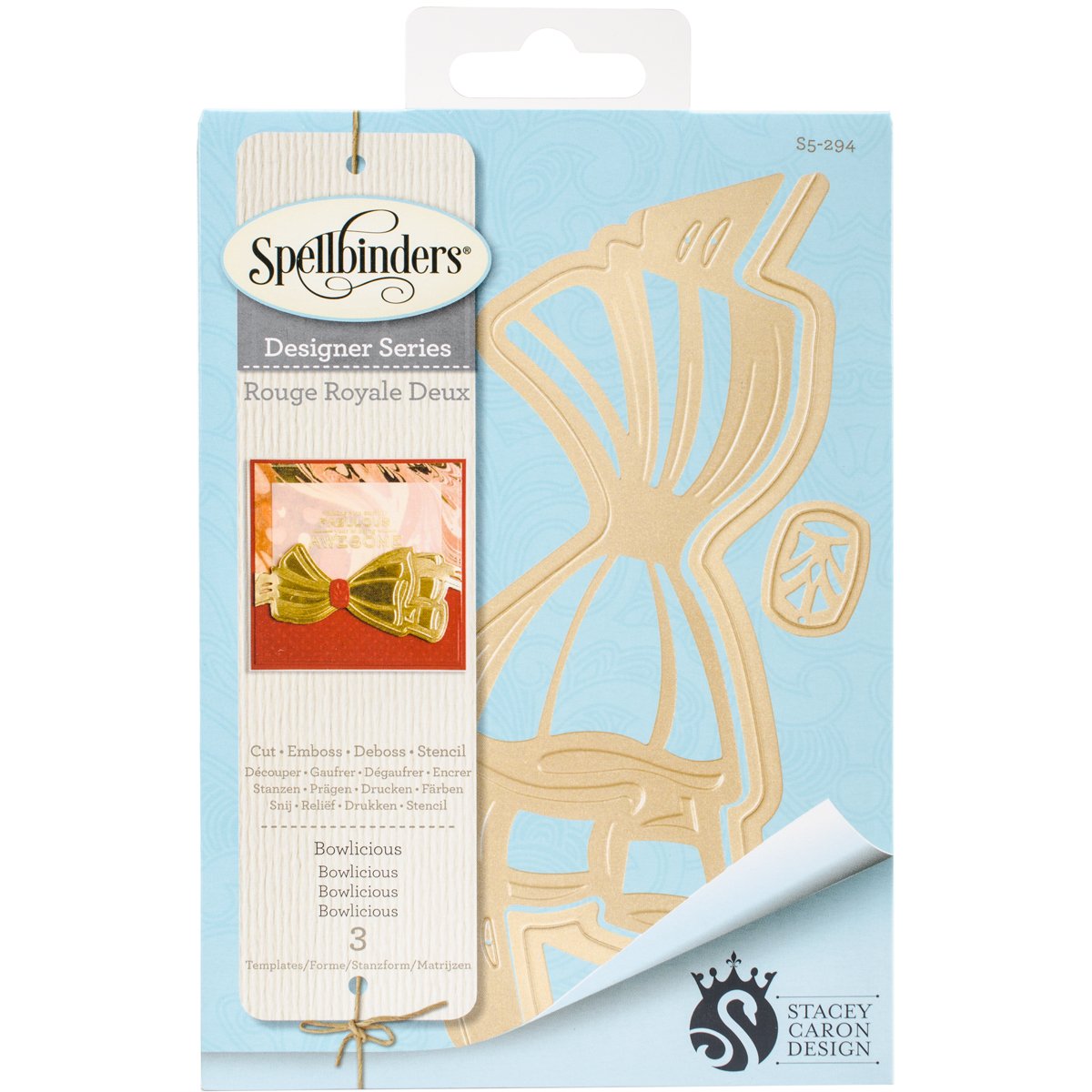 Spellbinders "Shapeabilities" Bowlicious Die, Brown