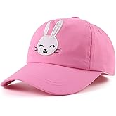 Zsedrut Girls Baseball Cap Kids Cotton Sun Hat Spring Summer Boys Peak Caps Adjustable Bunny Hats