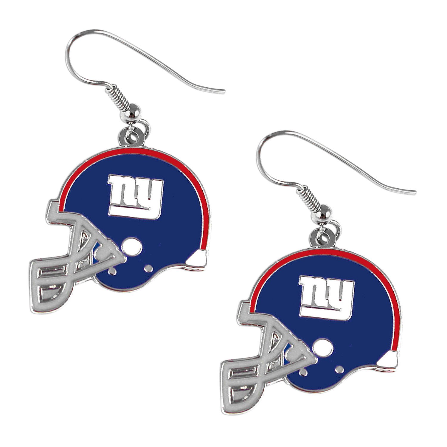 aminco NFL Womens NFL Sports Team J Hook Dangle Logo Earring Set