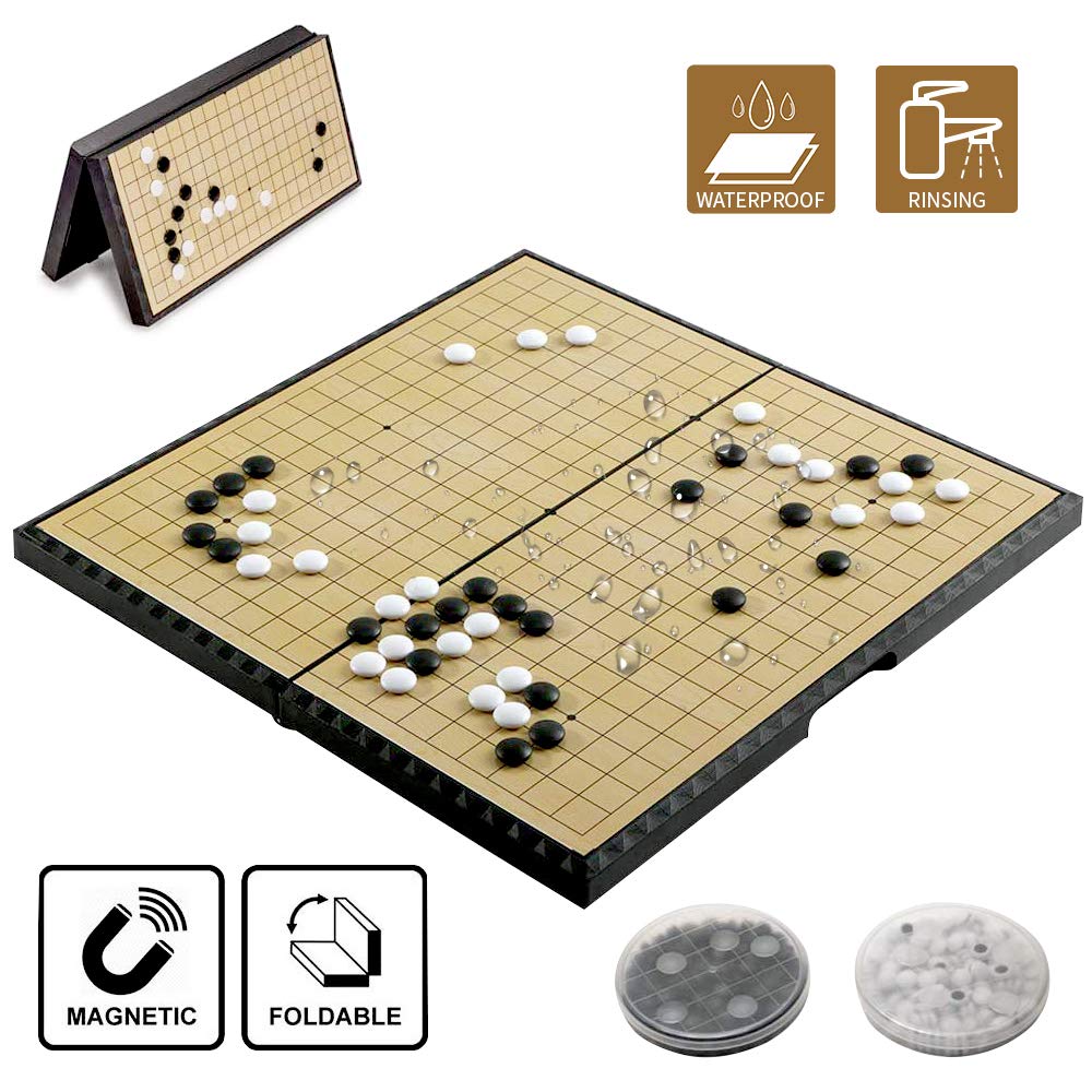 Buy Go Game Set Foldable 37cm (15 inch),Go Game Board 19x19 Portable