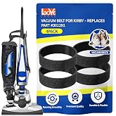 4-Pack Vacuum Belts Replacement for Kirby Part 301291, Fits G3 G4 G5 G6 G7, Sentria, Ultimate G, Diamond Edition, Avalir/Avalir 2 Upright Vacuums