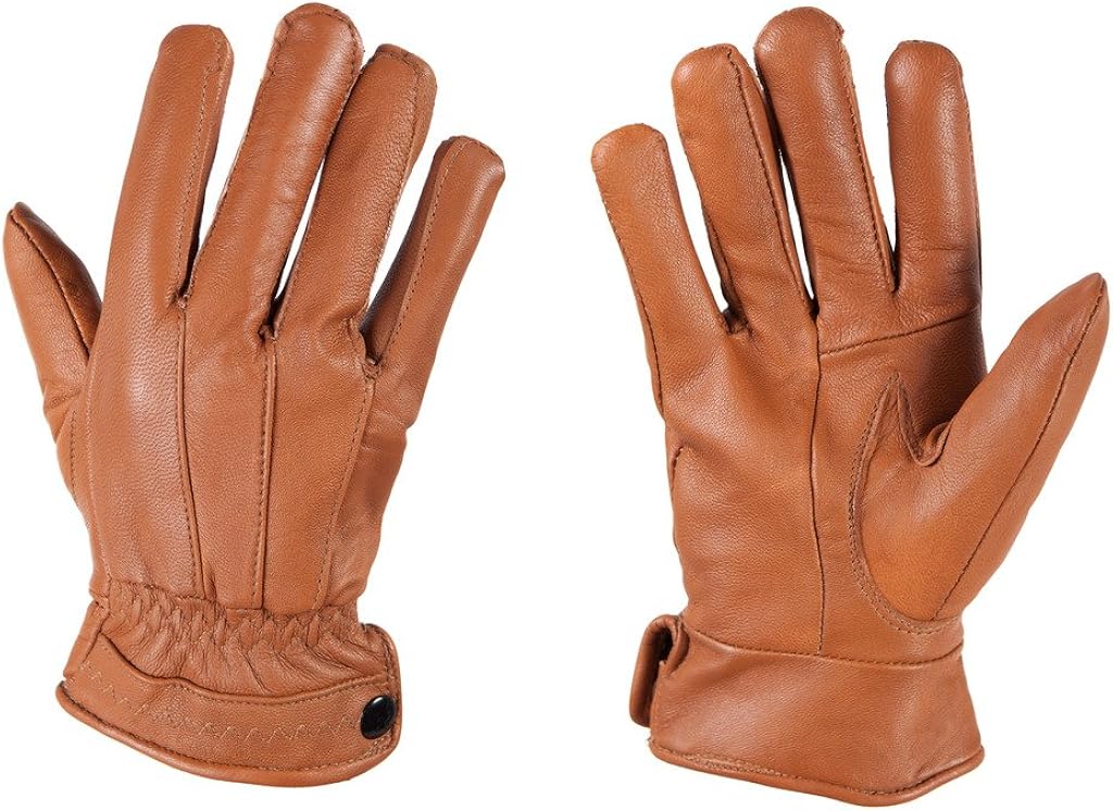 Louise23 Ladies Leather Driving Gloves Womens Seamed ColouCamel Soft