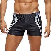 Arcweg Men's Swimming Trunks with Mesh Liner Sport Boxer Swimwear Underwear Summer Beach Board Shorts Elastic Swimsuit