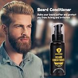 Ceenwes 10 in 1 Beard Grooming Kit for Men with Oil Balm Brush Comb Scissors view 6
