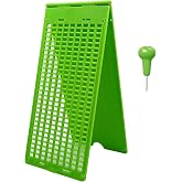 MAUJOY 9 Lines 30 Cells Portable Braille Slate and Stylus for Blind Learners