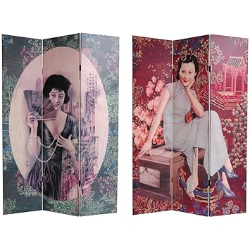 Amazon.com: Oriental Muebles 6 ft. Tall Shanghai de doble ...