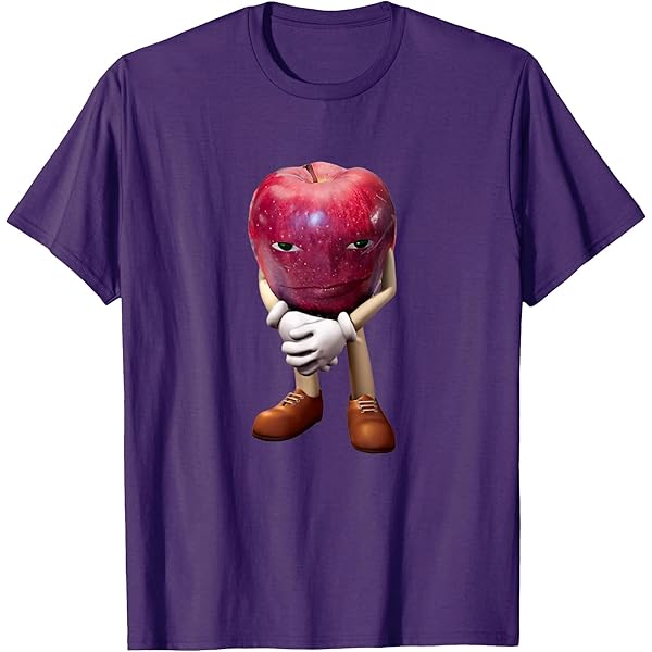 Amazon.com: Me Asf Apple Funny Apple With Face Meme Wapple Long