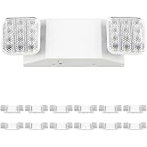Sunco 12 Pack LED Emergency Lights for Outages, 90 Minute Backup Battery | 120-277V, Hardwired, Wall Mount, Fire Resistant, Emergency Power Outage Safety Lighting For Commercial Businesses, Offices