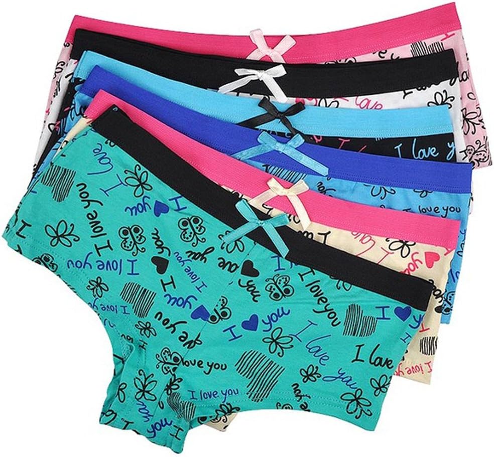 YMN Pack de 6 bragas de algodón para mujer, Sm9009, M