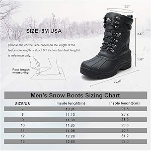 size 11 men's snow boots