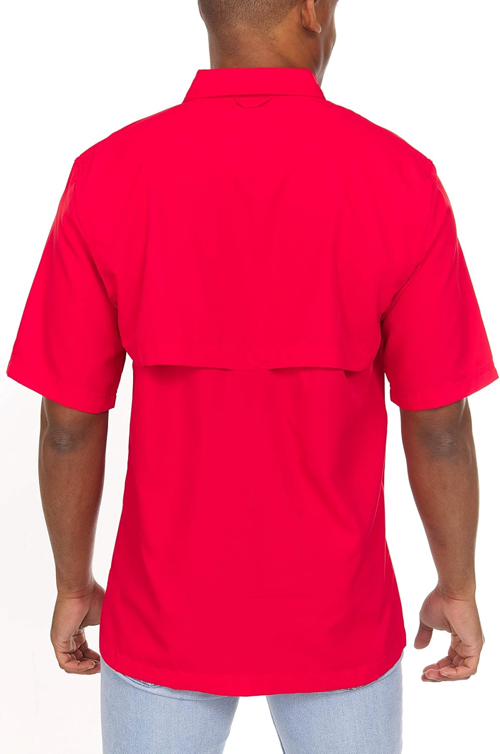 Swiss Alps Mens Short Sleeve Lightweight Breathable Outdoor Fishing Shirt at  Men’s Clothing store