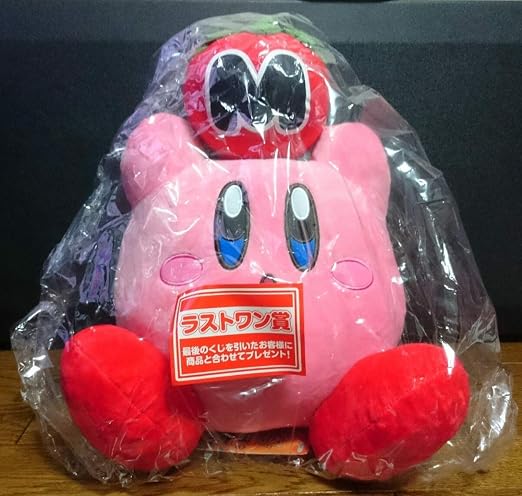 Amazon 一番くじ 星のカービィ グルメデラックス ラストワン賞 カービィとマキシムトマト ぬいぐるみ ぬいぐるみ ホビー