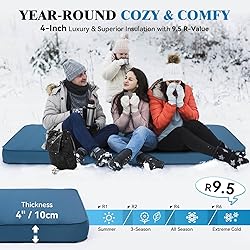 Hikenture 4 INCH Thick Self Inflating Sleeping Pad