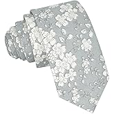 Kebocis Mens Cotton Necktie Skinny Tie for Men