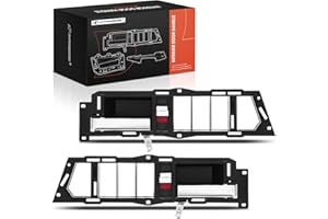 A-Premium - Inside Interior Door Handles Front Left Driver & Right Passenger Side - Compatible with Chevy & GMC Models - 1988