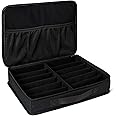 Bukere Sunglasses Organizer Case, Adjustable Slots for Multiple Pairs, Travel Eyeglasses Storage Box, Glasses Holder
