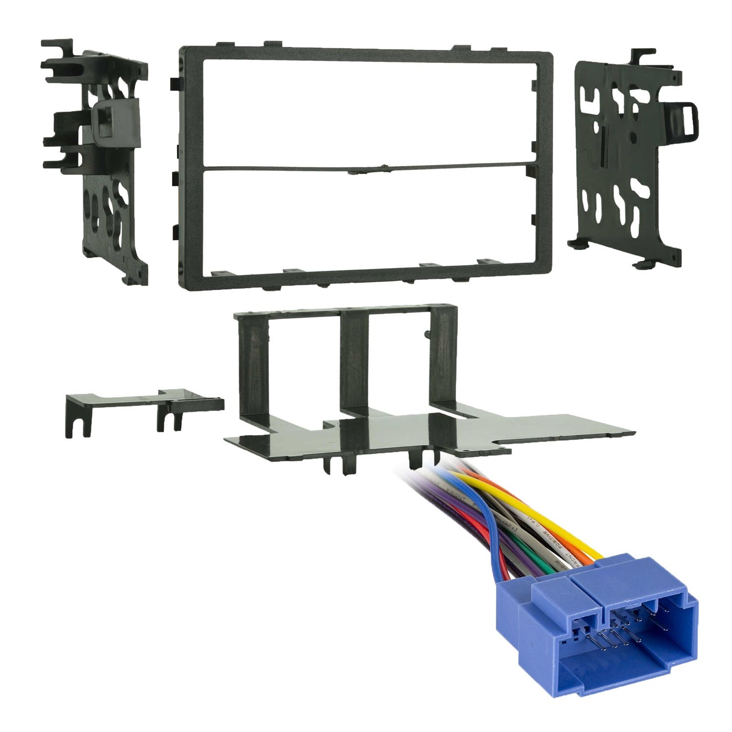 Metra 95-7801 Double DIN Dash Kit + Harness for Select 1998-06 Acura/Honda/Isuzu