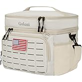 Portable Insulated Cooler Bag, Leakproof Soft-Sided Lunch Bag,8mm Insulation Keeps Cool 16+ for Camping, Beach, Picnics