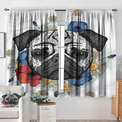 Pricetextile Rideaux Pour Chambre à Coucher Motif Tête De