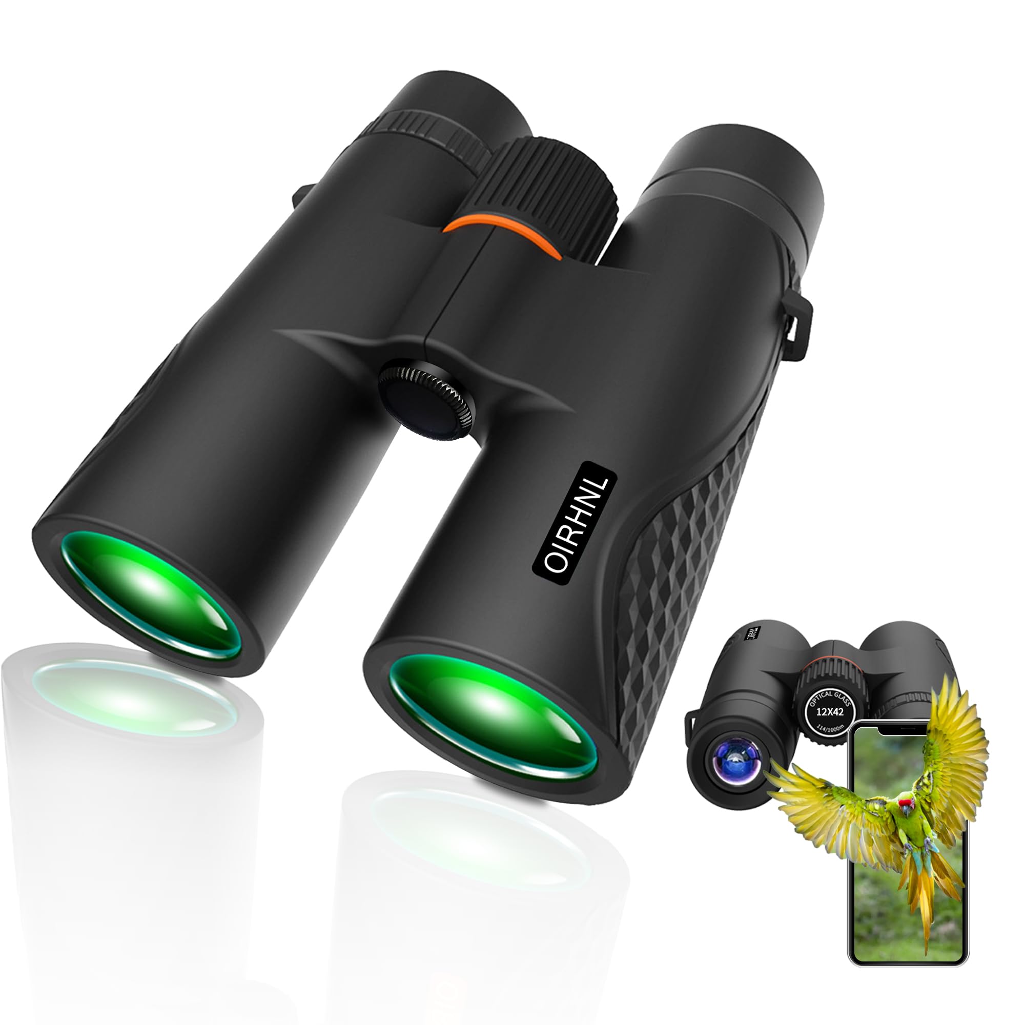 thumbnail image 2 of 12x50 Hd Binoculars For Adults High Powered With Upgraded Phone 2 of 9