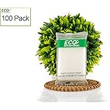 ECO Amenities Spa Sachet Individually Wrapped 1 ounce Cleaning Soap, 100 Bars per Case