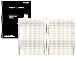 Whaley Gradebook (9 x 12 inches) 2-Line Grade And