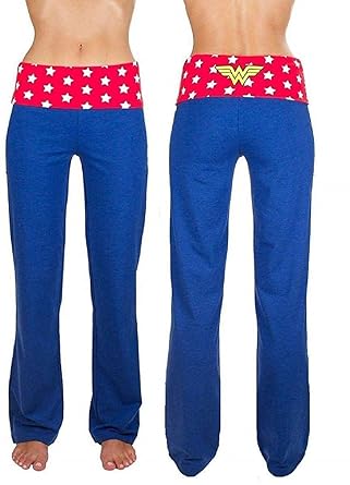 Amazon.com: DC Comics Wonder Woman Yoga Pants (Small): Clothing
