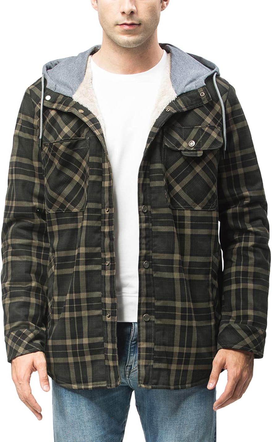 flannel winter jacket