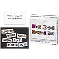 Funwares Ransomizer Word Game, Fast-Paced Fun Party Game, Respond to Funny Prompts by Crafting Ransom Style Notes Into Witty Responses Using 1000+ Word Tiles, 3+ Players Learning Game, 30-90 Minutes