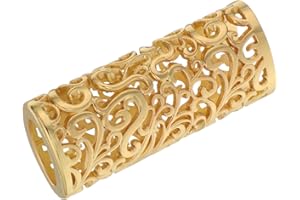 Ipetboom Metal Lighter Case Cover with Hollow Pattern, Compatible with Bic J6 Model, Gold Tone Cigarette