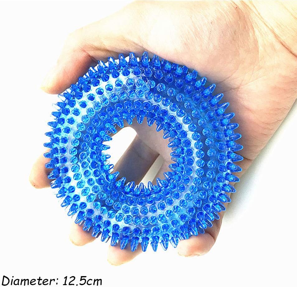 Namvo Dog Chew Toy, Soft Natural Rubber Dog Chew Toy, Dog Teeth Cleaning Brush, Donut Shape, Interactive Play Tool for Medium Dogs - Image 5