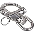 RDEXP Stainless Steel Snap Shackles Quick Release Swivel Bail Rigging (Small)