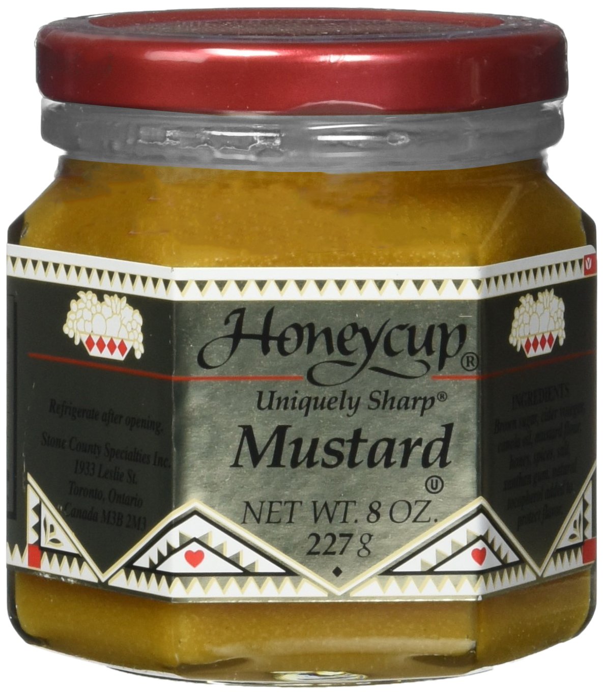 Honeycup Mustard, 8 Ounce Jar (Pack of 6) Amazon.co.uk Business
