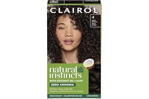Clairol Natural Instincts Demi-Permanent Hair Dye 4 Dark Brown Hair Color, 1 Count