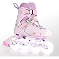 SWAY Adjustable Inline Skates for Kids, Teens and Adults, All Wheels Light Up High Performance Roller Skates for Boys and Girls Ideal for Roller Skate