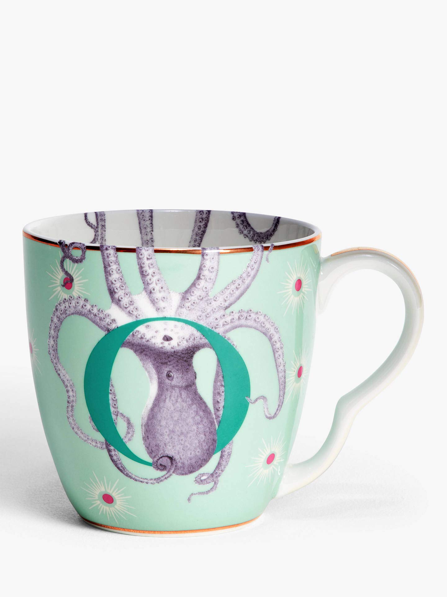 Yvonne Ellen Alphabet Mug O, Bone China